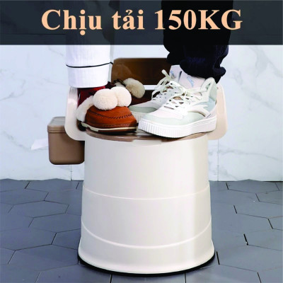 Nhà vệ sinh di động cho người già mang thai bệnh nhân đa năng 2 chức năng Chất liệu nhựa ABS chất lượng cao với tay vịn