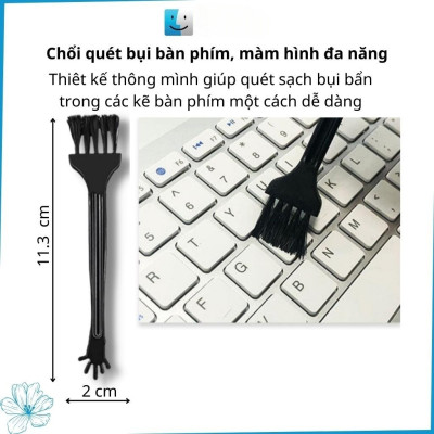 Bộ Vệ Sinh Macbook/Laptop/Lens/Máy ảnh/Điện thoại Bình Xịt Khử Khuẩn, Kiêm Khăn Lau_ Kèm Chai Dung Dịch An Toàn Cho Da - Hàng Nhập Khẩu