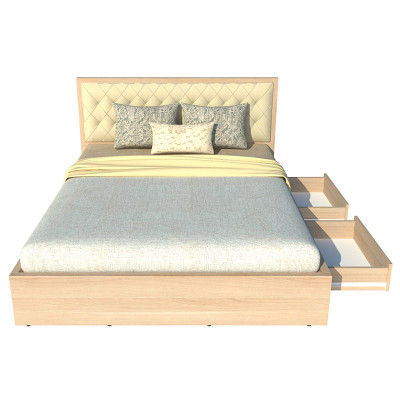 Giường ngủ 2 hộc kéo Tundo 180cm x 200cm