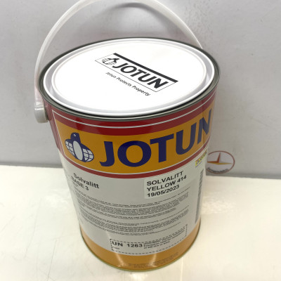 Sơn chịu nhiệt 600oC Jotun Solvalitt màu vàng đất Yellow 414 _ 5L