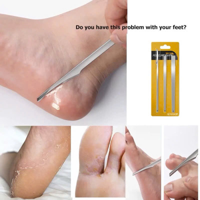 Bộ 3 Dao Lấy Khóe Móng Nhặt Da Khóe, Cắt Móng Gãy, Cạo Da Chai Sần, Loại Bỏ Da Chai Sần Ở Lòng Bàn Chân