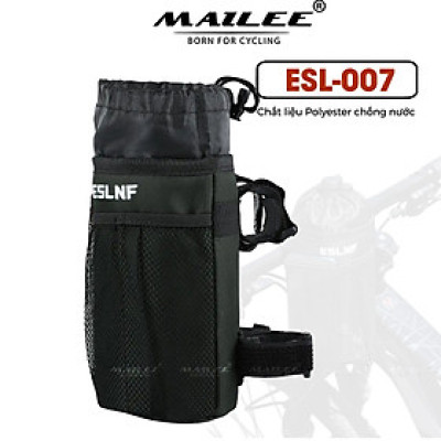 Túi Đựng Bình Nước Xe Đạp ESL-0073 Giữ Nhiệt Treo Tay Lái Địa Hình Đường Trường Đa Năng (Màu xanh quân đội) kích thước 24x9cm - Mai Lee