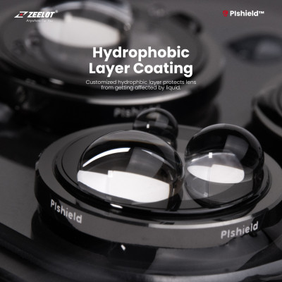 Camera Lens Zeelot Dành Cho iPhone 15 Pro Max / iPhone 15 Pro, ZEELOT PISHIELD TITANIUM ALLOY LENS - HÀNG CHÍNH HÃNG