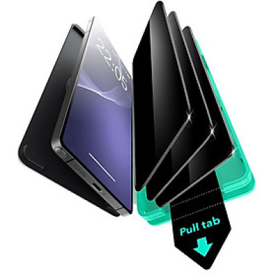 Kính Cường Lực Chống Nhìn Trộm Kèm Khung Dán Cho Samsung Galaxy S25 Ultra ESR Armorite Privacy Screen Protector UltraFit_ Hàng Chính Hãng