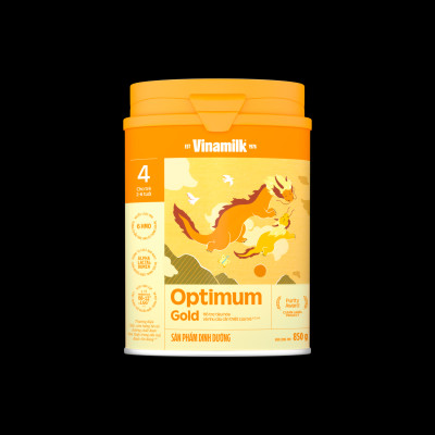 Sữa bột Vinamilk Optimum Gold Step 4 Hộp Thiếc 850g