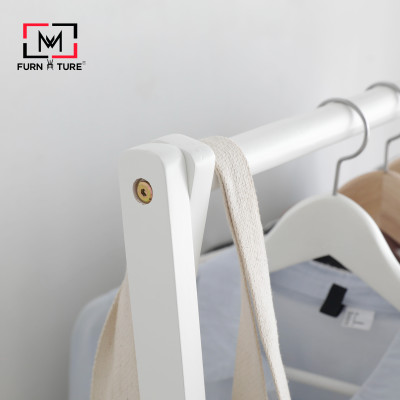 GIÁ TREO QUẦN ÁO CHỮ A GỖ ĐA NĂNG 1 TẦNG SIZE 1M - AHAN 1F 1M 
