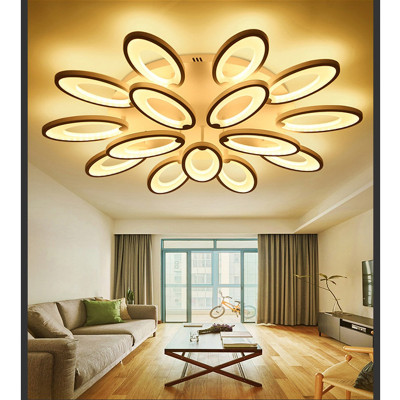 Đèn trần - Đèn ốp trần đèn trang trí LED hoa đồng tiền 15 cánh LIGHTING 