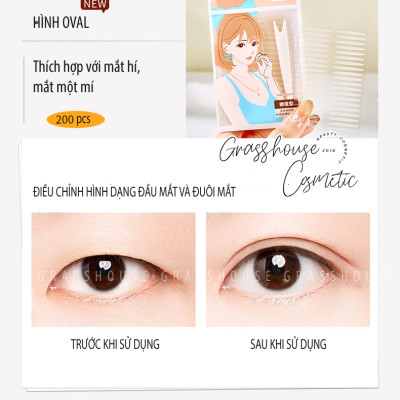 Miếng Dán Kích Mí Mắt Tự Nhiên vô hình thoáng khí Jonbos 