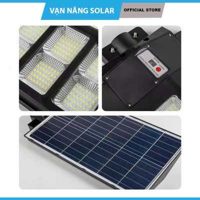 Đèn đường liền thể năng lượng mặt trời 600W 