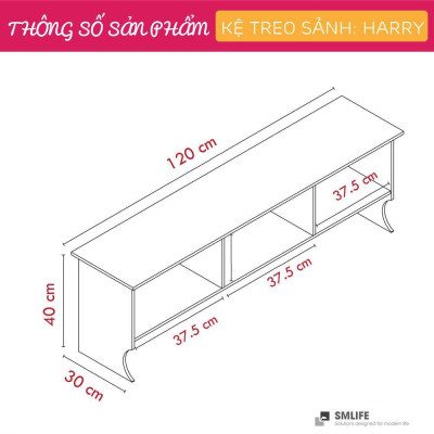 Kệ treo đồ sảnh ra vào SMLIFE Harry