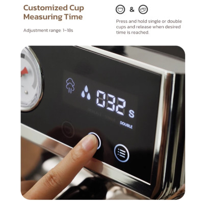 Máy pha cà phê Espresso chuyên nghiệp thương hiệu Mỹ cao cấp HiBREW H7A - Hàng Chính Hãng