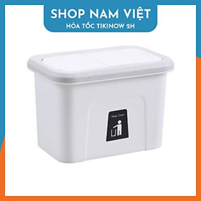 Thùng Rác Treo Cửa Tủ Có Nắp Đậy