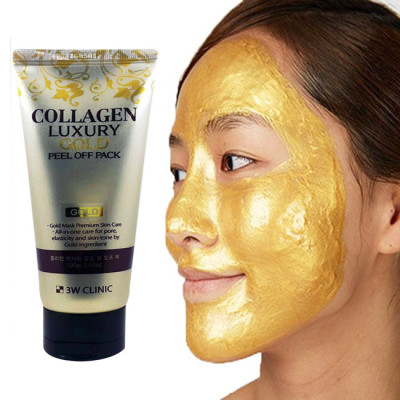 Mặt Nạ Vàng 3W Clinic Collagen Luxury Gold Peel Off Pack 100g