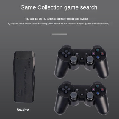 Bộ Máy Retro Gamestick M8 64G 2 tay cầm kết nối HDMI cho màn hình Tivi máy tính máy chiếu hàng nhập khẩu