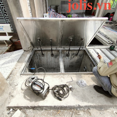 Nắp hố ga inox 1000kg KT: 50x50cm- BẢO HÀNH 2 NĂM