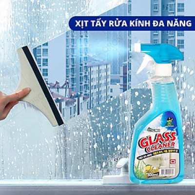 Xịt lau kính sạch sâu bảo vệ kính, nước lau kính đa năng Glass Cleaner Hàn Quốc 600ml