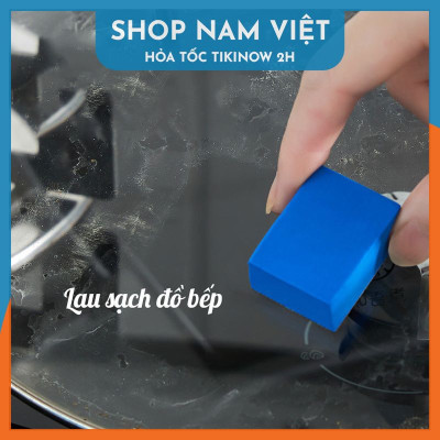 Miếng Bọt Biển Lau Kính, Tẩy Sạch Cặn Canxi Trên Đồ Inox