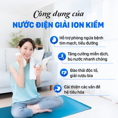 Máy Lọc Nước Điện Giải Ion Kiềm ROBOT ionMega 37 Dòng Máy Cơ - Hàng Chính Hãng