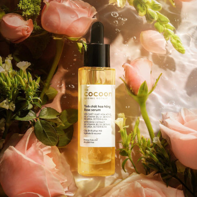 Serum hoa hồng Cocoon 30ml cấp ẩm phục hồi thuần chay