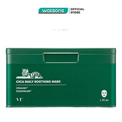 Mặt Nạ Dưỡng Da VT Cica Daily Soothing Mask 30 Miếng/ 350g