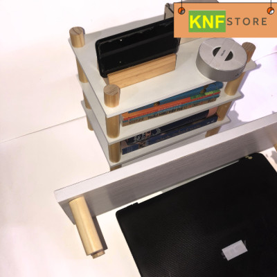 Kệ giá đặt màn hình máy tính hoặc laptop chống gù lưng,mỏi mắt,phủ lớp chống xước và chống nước từ KNF, mẫu mới 2023