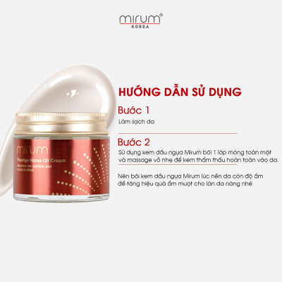Kem dầu ngựa Mirum 70ml - Kem chống lão hóa, trắng da và giữ ẩm Mirum