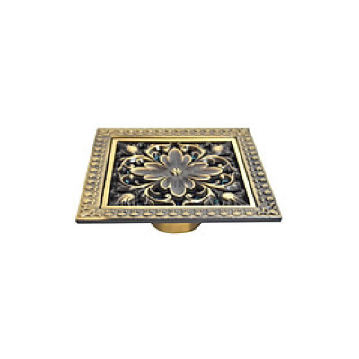 Thoát sàn chống mùi đồng hoa văn tinh xảo Hiwin FD-6908 