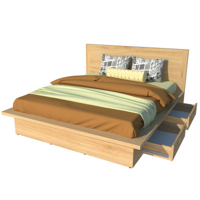 Giường 2 Hộc Kéo FG115 (140cm x 200cm)