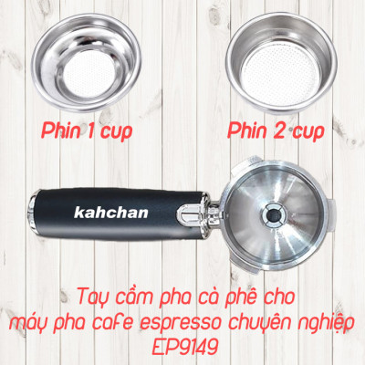 COMBO MÁY XAY VÀ PHA CAFE ESPRESSO KAHCHAN-EP9149_CG9129 -HÀNG CHÍNH HÃNG-250 KHÁCH/ NGÀY