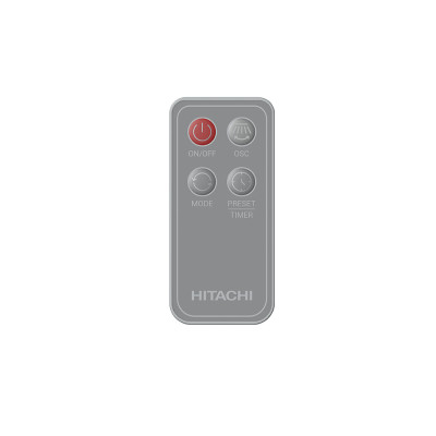 Quạt đứng Hitachi LF-A6RC , Màu Trắng / Xám, Động cơ AC - Hàng chính hãng - Bảo hành 12 tháng