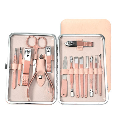 Bộ Bấm Móng Tay 16 Món Cao Cấp Nhỏ Gọn , Kìm Cắt Móng Tay Chân Làm Nail Kèm Hộp Đựng Sang Trọng