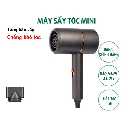 Máy sấy tóc công suất 1200w thiết kế nhỏ gọn sang trọng SK-2202 chuyên dụng tại nhà và Salon- Hàng Chính Hãng 