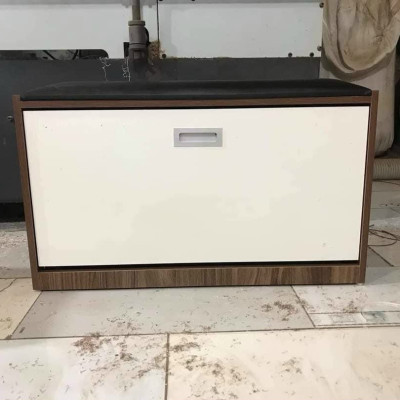 Tủ giày thông minh Juno Sofa có đệm ngồi mini gỗ nệm tiện lợi giá rẻ