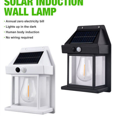 Đèn Năng Lượng Mặt Trời 50W Wall Light Siêu Sáng Có Cảm Biến Tự Động
