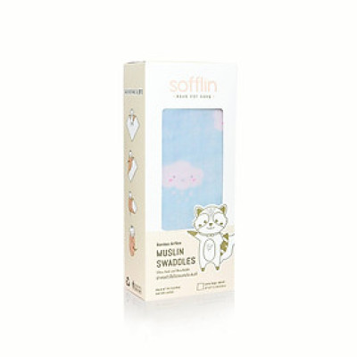 Khăn sợi tre đa năng Sofflin (Thái Lan) size XL 120x120cm