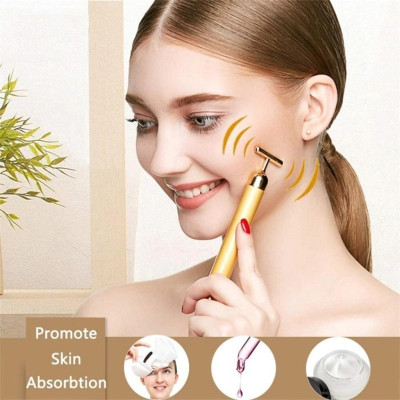 Máy massage mặt cầm tay đa vị trí toàn thân chữ T beauty energy bar B08