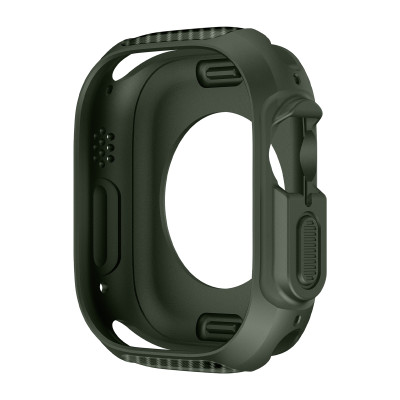 Ốp Case TPU Slim Carbon cho Apple Watch Ultra / Apple Watch Ultra 2 49mm - Hàng Chính Hãng