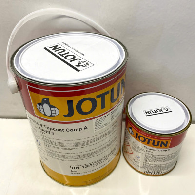 Sơn Epoxy Jotun Penguard Topcoat base 3 màu đen - Black 0099 _5L/bộ