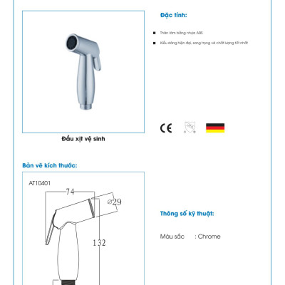 Xịt Phụ Vệ Sinh Giá Rẻ ATMOR AT10401 (HÀNG CHÍNH HÃNG)