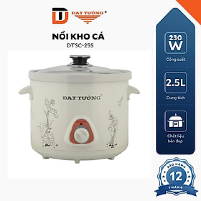 Nồi kho cá Đạt tường 2.5 lít SNK-2.5 (Hàng chính hãng)