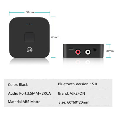SOAIY Thiết Bị Nhận Bluetooth , NFC Cho Loa Và Amply BLS-B11 - Hàng Nhập Khẩu