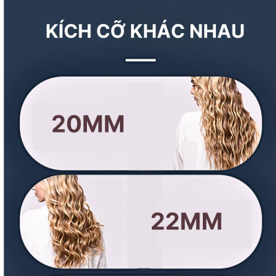 Máy uốn tóc xoăn SOKANY SK15003 chất liệu ceramic an toàn, giúp bạn trải nghiệm tóc xoăn chuyên nghiệp ngay tại nhà - HÀNG CHÍNH HÃNG