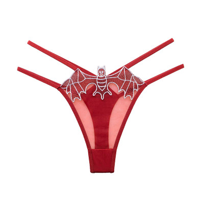 Quần lót lọt khe nữ thêu hình dơi sexy