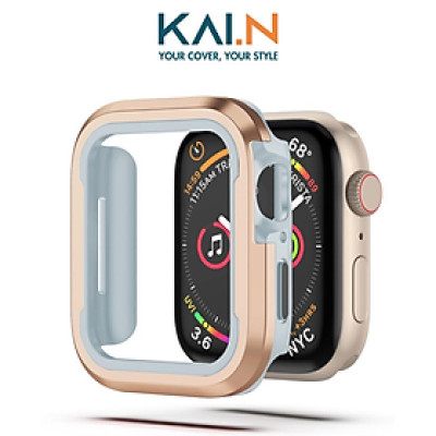 Ốp Case Bảo Vệ Viền Hợp Kim Dành Cho Apple Watch Ultra / Apple Watch Series, Kai.N Guard Case, Kết Hợp Lớp Đệm TPU - Hàng Chính Hãng