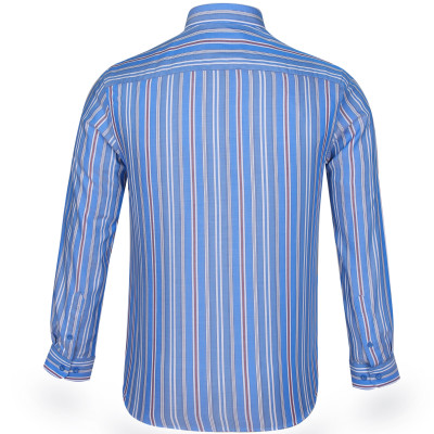 Áo sơ mi nam tay dài form ôm slim fit Khatoco A1MD468S1-CNSC171-2410-D