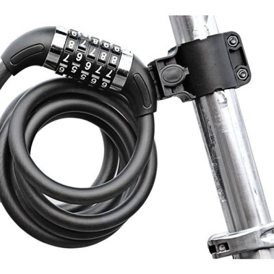 Khóa dây xe đạp 5 số dài 1,2m