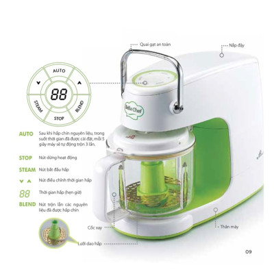 Máy xay thức ăn dặm trẻ em - hàng chính hãng HANIL Hàn Quốc HBF-300
