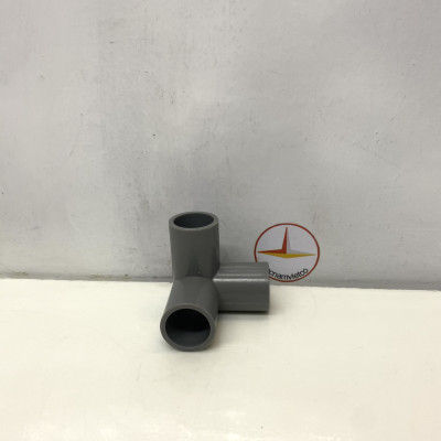 Co góc 3 nhánh, tê góc, co 3 hướng 27 nhựa PVC Bình Minh ( 5 cái )