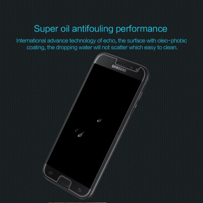 Miếng dán kính cường lực dành cho Samsung Galaxy J7 Pro hiệu HOTCASE HBO (độ cứng 9H, mỏng 0.3mm, vát 2.5D, độ trong chuẩn HD)- hàng nhập khẩu