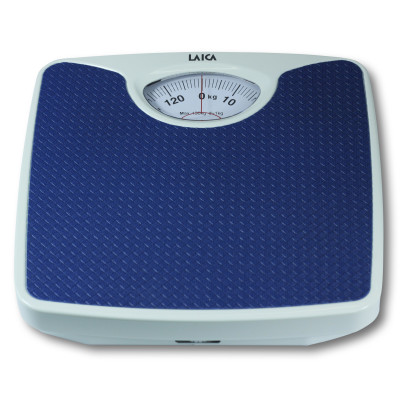 CÂN SỨC KHOẺ CƠ HỌC LAICA ITALY - 130 kg - Mặt cân phủ PVC chống trơn trượt - HÀNG CHÍNH HÃNG